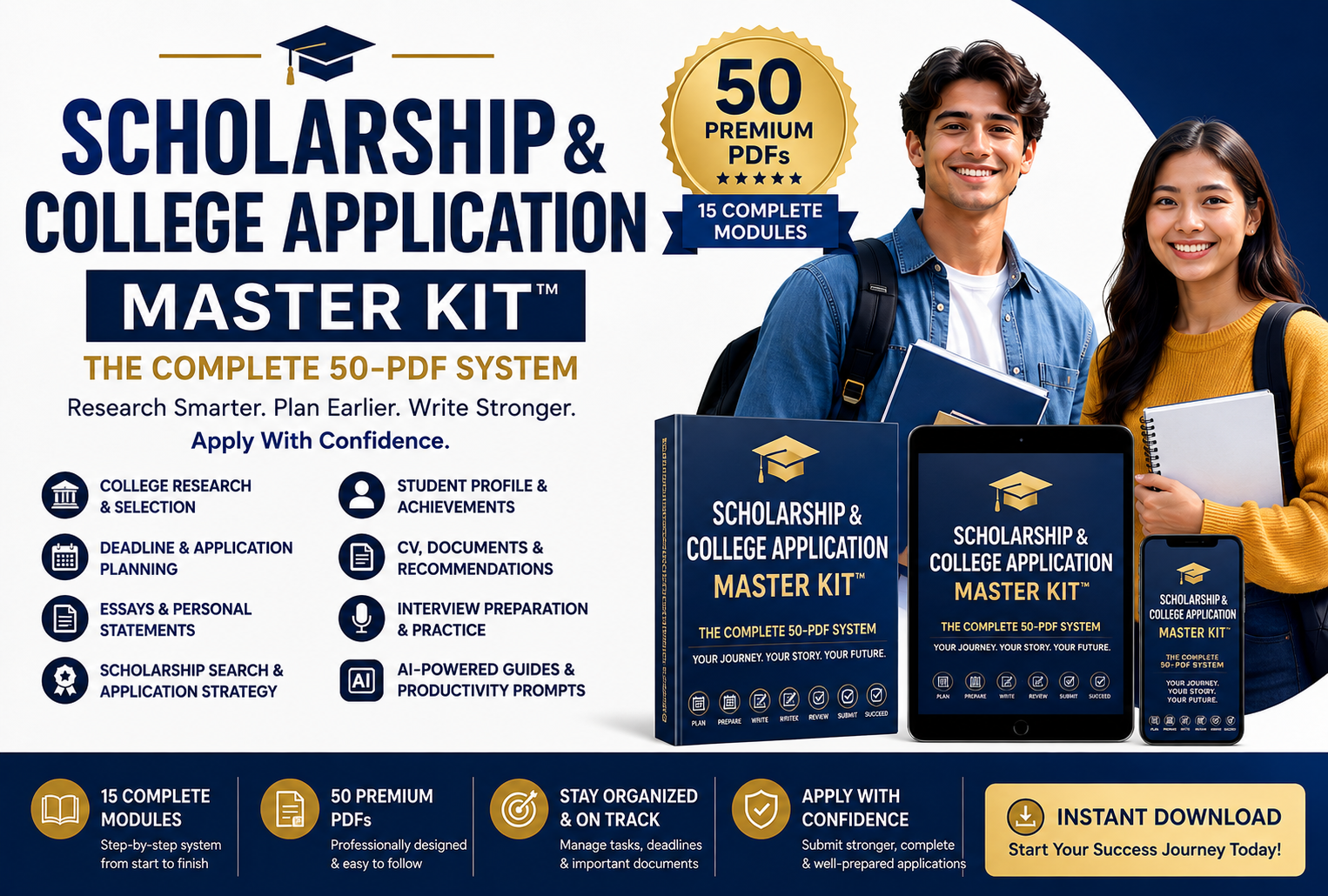 🎓 SCHOLARSHIP & COLLEGE APPLICATION MASTER KIT™