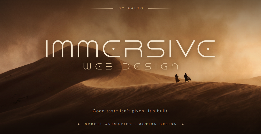 Immersive Web Design Mini Course