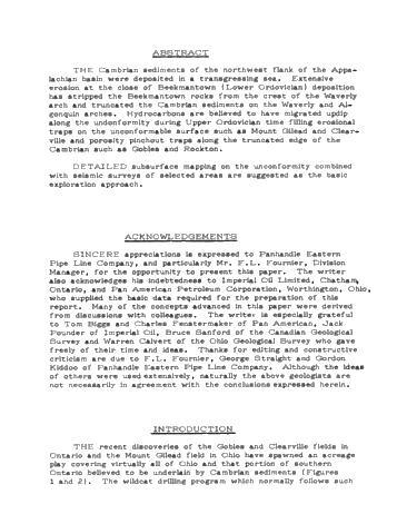 Cambrian Hydrocarbon Traps on the Northwest Rim of the Appalachian Basin Page 1