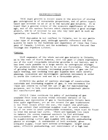 Underground Gas Storage in Ontario Page 1