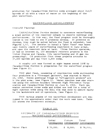 Canada-Cities Service Rodney Waterflood Unit Page 7