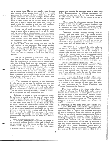 Comparison of Cable-tool and Rotary Drilling Techniques in Ontario Page 2