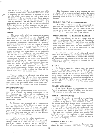 Comparison of American and Canadian Corporation Laws and Taxes Page 2