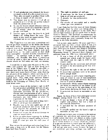 Evolution and Provisions of Petroleum and Natural Gas Leases in Southwestern Ontario Page 2