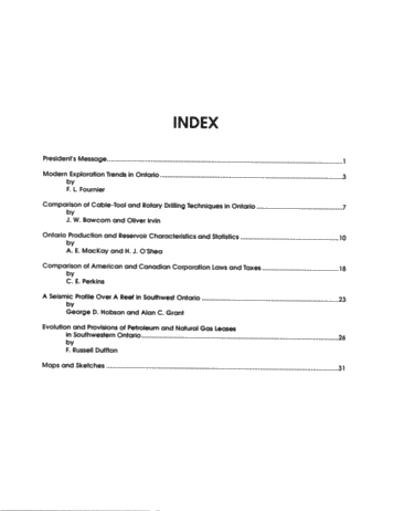 Second Annual Conference Page 1