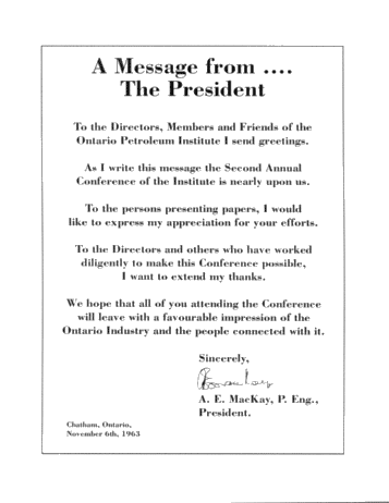 Second Annual Conference Page 1