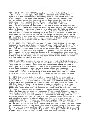 Surveying for Petroleum Industry in Ontario Page 4