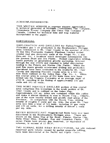 Recent Silurian Reef Developments Southeastern Michigan Page 1