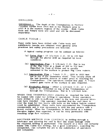 Cambrian Drilling, Completions and Production Problems in Ohio Page 2