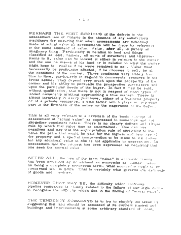 Assessment and Taxation Problems Relating to Gas and Oil Industry of Ontario Page 1