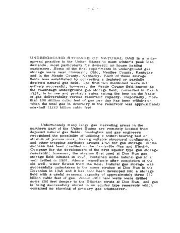 Basic Requirements for Gas Storage Page 1