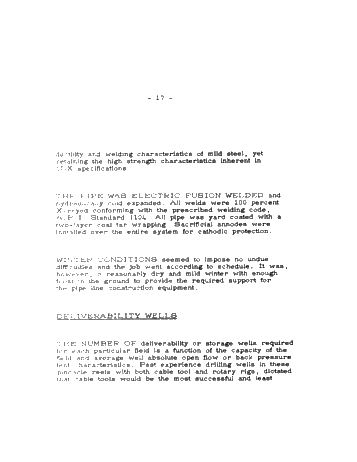 Tecumseh Gas Storage System Design, Construction and Operation Page 17