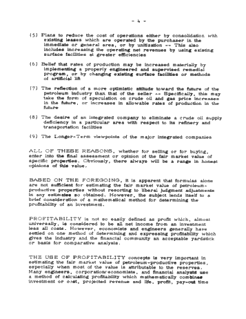 Fair Market Value of Petroleum Properties Page 3
