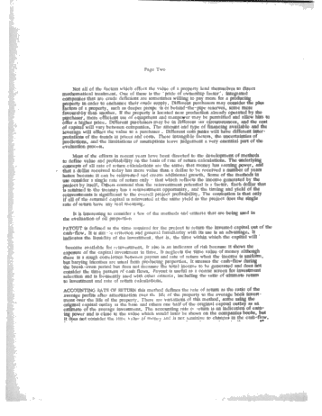 A Banker's Evaluation of Petroleum Properties Page 2
