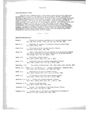 Oil and Gas Potential of Quebec and the Maritime Provinces Page 14