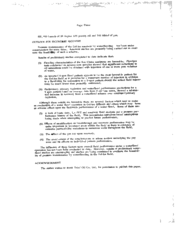 The Gobles Field. History, Development and Outlook for Secondary Recovery Page 3