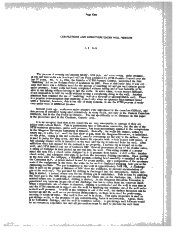 Completions and Workovers Under Well Pressure Page 1