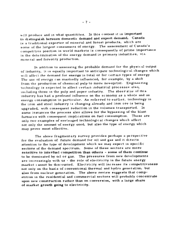 Demand for Petroleum and Natural Gas in Canada Page 9