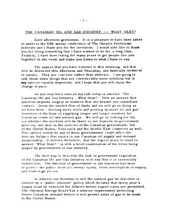 Demand for Petroleum and Natural Gas in Canada Page 75