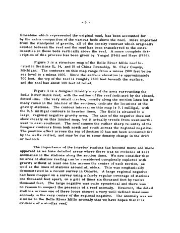 Gravity Prospecting for Silurian Reefs in Michigan Basin Page 5
