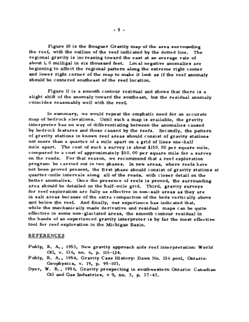 Gravity Prospecting for Silurian Reefs in Michigan Basin Page 7