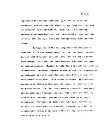 Formation Evaluation by Drill Stem Testing Page 11