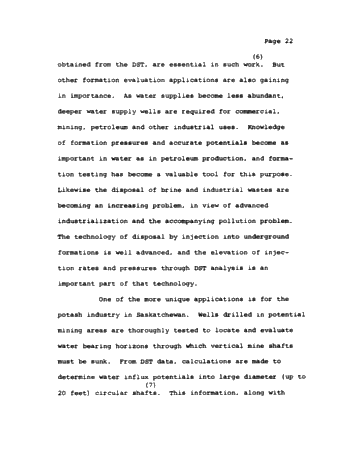 Formation Evaluation by Drill Stem Testing Page 22