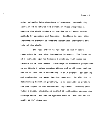 Formation Evaluation by Drill Stem Testing Page 23