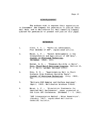 Formation Evaluation by Drill Stem Testing Page 25