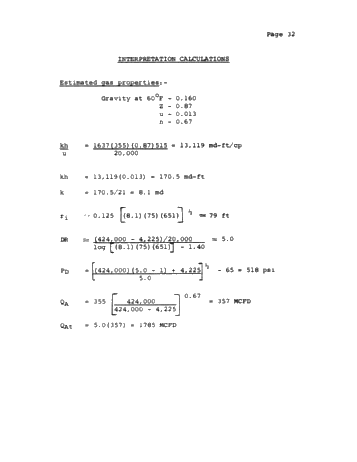 Formation Evaluation by Drill Stem Testing Page 32