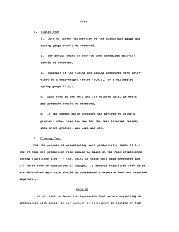 Emphasis on Quality in Well Testing Page 14