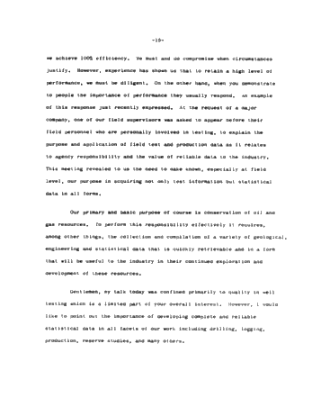 Emphasis on Quality in Well Testing Page 15