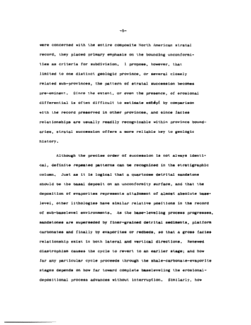 The Occurrence of Hydrocarbons in the Medinan (Alexandrian) Series South of Lake Erie Page 5
