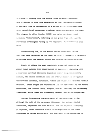 The Occurrence of Hydrocarbons in the Medinan (Alexandrian) Series South of Lake Erie Page 7