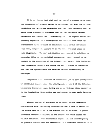 The Occurrence of Hydrocarbons in the Medinan (Alexandrian) Series South of Lake Erie Page 13
