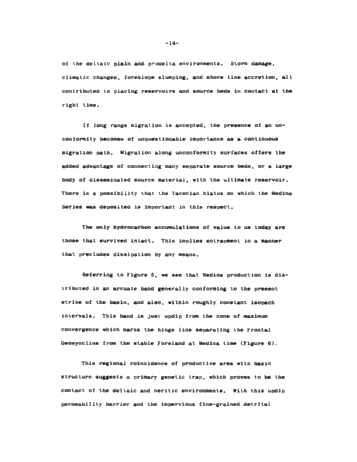 The Occurrence of Hydrocarbons in the Medinan (Alexandrian) Series South of Lake Erie Page 14