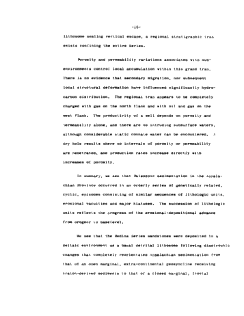 The Occurrence of Hydrocarbons in the Medinan (Alexandrian) Series South of Lake Erie Page 15