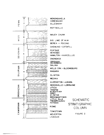 The Occurrence of Hydrocarbons in the Medinan (Alexandrian) Series South of Lake Erie Page 19