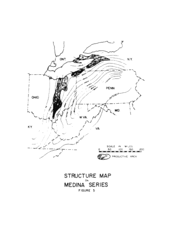 The Occurrence of Hydrocarbons in the Medinan (Alexandrian) Series South of Lake Erie Page 22