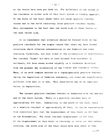 Trend Surface Analysis - A New Look at Old Data Page 11