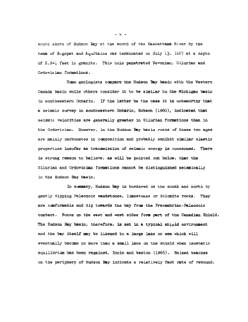 Recent Investigations in the Hudson Bay Basin Page 5