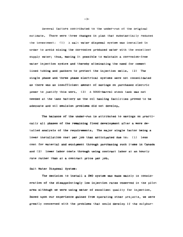 A Progress Report on the Canada-Cities Service Rodney Waterflood Unit Page 3