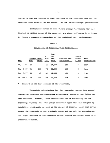 A Progress Report on the Canada-Cities Service Rodney Waterflood Unit Page 11