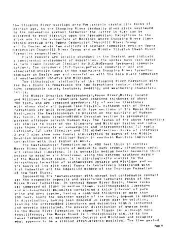 Operation Winisk, an Air Supported Geological Reconnaissance Survey of the Hudson Bay Lowlands Page 9
