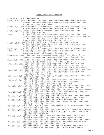 Operation Winisk, an Air Supported Geological Reconnaissance Survey of the Hudson Bay Lowlands Page 13