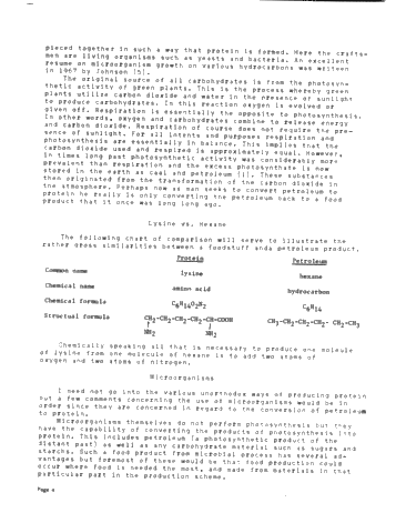 Petroleum - Food Source for a Hungry World Page 4