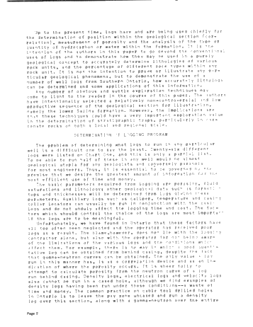 New Methods in Exploration and Evaluation Using Mechanical Logs Page 2