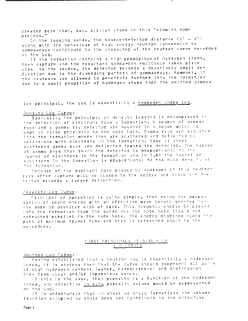New Methods in Exploration and Evaluation Using Mechanical Logs Page 4