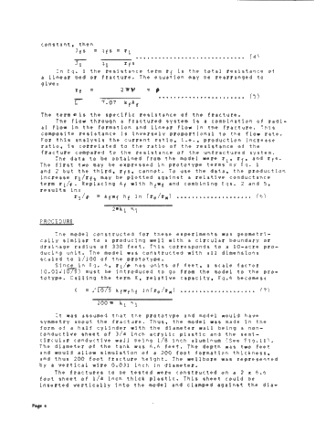 Vertical Fracture Height-Its Effect on Steady-State Production Increase Page 4