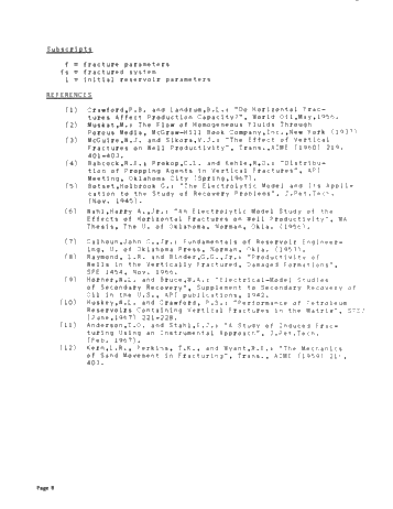 Vertical Fracture Height-Its Effect on Steady-State Production Increase Page 8